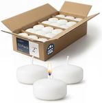 Floating Candles 2 inch White, Unsc