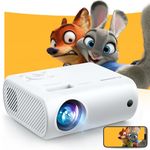 Mini Projector, CLOKOWE 2024 Upgraded Portable Projector with 9000 Lux and Full HD 1080P, Movie Projector Compatible with iOS/Android/Tablet/Laptop