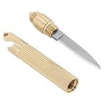 Jeanoko Keychain Bottle Opener Knife Brass Pocket Knife Bottle Opener Easy to Hold Compact Long Lasting, Perfect for Outdoor, Survival, Camping, Hiking, Simple Repair