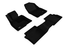 3D MAXpider L1MZ04301509 All-Weather Floor Mats for Mazda 3 Mazda3 2014-2018 (2nd Row with seat Belt Cover) Custom Fit Car Floor Liners, Kagu Series (1st & 2nd Row, Black)