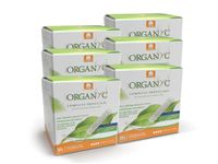 Organyc - 100% Certified Organic Cotton Tampons - Plant-Based Eco-Applicator, Super Plus, 96 Count 6 Pack