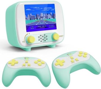 Handheld Game Console, Retro Mini Arcade Machine with 2.8″ Screen, Featuring 216 Classic One-Player Games and 84 Classic Two-Player Games, Supports for Handheld Controller & AV Output Connection TV