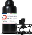 Siraya Tech Blu Lava Black: Ultra-Tough PC-Like 3D Printing Resin | High-Strength, High-Resolution, Functional Printing, Engineering-Grade Printer Resin for LCD/DLP Printers (1kg)