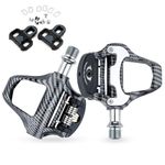 HOUSON bicycle pedals, carbon fiber bike pedals carbon road bike pedals compatible with KEO Grip cycling cleats pedals