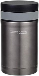 THERMOcafe by Thermos Vacuum Insulated Stainless Steel Food Jar, 500ml, Smoke, FFJ500SM6AUS