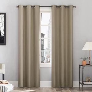 Sun Zero Cyrus Thermal 100% Blackout Grommet Curtain Single Panel