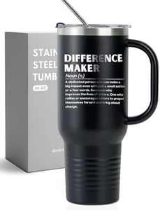 Boss Gifts for Men, Difference Maker, 40oz Stainless Steel Insulated Travel Mug, Perfect Boss Idea for Men/Male in Boss Day, Birthday, Christmas, Appreciation, Office - Difference Maker