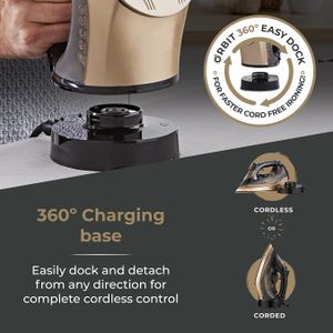 Tower Ceraglide 360 Steam Iron – Powerful Ceramic Soleplate