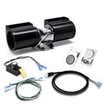 GFK-160A Fireplace Blower Fan Kit for Quadrafire 7100, Heat N Glo 6000CLX 6000 DVTFL SL-550TR, Hearth and Home DV3732 DV3732-B, Heatilator, Fasco, Superior, GTI, Jakel, Royal, Nordica, Regency, Rotom.