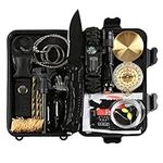 Lixada Emergency Survival Kit 27 in 1 Outdoor Multi-Tools for Camping Hiking Hunting