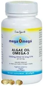 Free Spirit Mega Omega-3 Algae Oil 60 Softgels