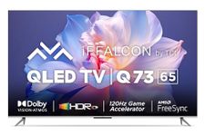 iFFALCON 164 cm (65 inches) 4K Ultra HD Smart QLED Google TV iFF65Q73 (Black)