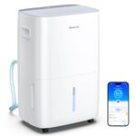 GoveeLife Smart Dehumidifier for Basement, 50 Pint with Pump, 4,500 Sq.Ft, Auto Humidity Control, Drain Hose, 2.0Gal Bucket, Voice Control
