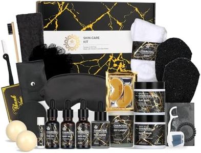 Skin Care Set, 28pcs Gifts for Women & Men includes Face Cream,Bath Oil, Scented Candle. Facial Skin Care Set, Body & Facial Kit for Women, Birthday Gifts for Women