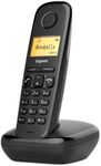 Gigaset A270 - cordless DECT phone with a large, illuminated graphic display - brilliant audio quality with HDSP technology - 200 hours standby time - phone book stores up to 80 contacts, black