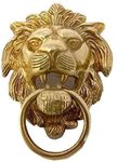 CAPE SHOPPERS Brass Logo Face Lion for Royal