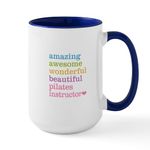 CafePress Pilates Instructor Mugs 15 oz (444 ml) Ceramic Coffee Mug