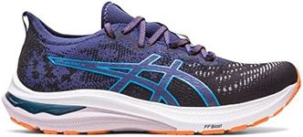 ASICS mens Running Shoes, Black/Indigo Blue, 13