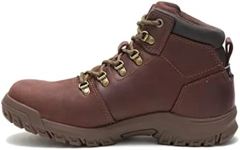 Caterpillar Women's Mae Steel Toe Waterproof Construction Boot, Cocoa, 8.5 M US