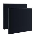 Acidea HDPE Sheet, 2PK 1/2 Inch Thick HDPE Plastic Sheet, 12" x 12" Polyethylene Board, Rectangular Solid High Density HDPE Board Great for DIY Projects for Machining Home Floor Improvement