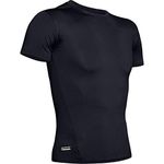 Under Armour Men's Tactical HeatGear Compression Shirt, Black, Large