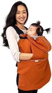 JAN & JUL Waterproof Baby Rain Cover, Breathable and Windproof Infant Carriers (Terracotta)