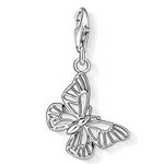 Thomas Sabo Women Charm Pendant Butterfly Charm Club 925 Sterling Silver 1038-001-12