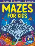 Mazes For Kids Ages 3-5: Fun Maze Activity Book for 3, 4 and 5 Year Old Children (Maze Books for Kids)