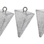 Dr.Fish 5 Pack Pyramid Fishing Sinkers Lead Fishing Weights for Surf Fishing Sea Fishing Ocean Fishing Trolling Rig 5oz