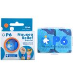 P6 Motion Sickness Bands for Adults Wristbands for Anti Nausea Sea Cruise Travel Car Sickness All-Natural Non Drowsy Relief Acupressure Treatment