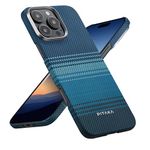 pitaka Case for iPhone 16 Pro Case Compatible with MagSafe, Thin & Light iPhone 16 Pro Case with a Caseless Feel, 1500D Aramid Fiber Weaved [Tactile Woven Case-Moonrise]