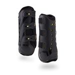 Kavallerie PRO-K 3D Air-Mesh Dressage Boots - Breathable, Lightweight, Impact Absorbing, Sports Boots for Training, Jumping, Riding, Eventing - Maximum Support and Protection in White & Black