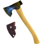 Council Tool 1.7# Wood-Craft Camp Carver Axe, 16" Curved Handle Axe Model - USA Made