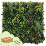 VERDEARTH Artificial Greenery Hedegs Wall, 1 PC of 40"x40" Faux Ivy Plant Backdrop, Verticial Garden Privacy Fence Screen, per Panel (B051JM)