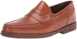 Rockport Men's Preston Penny Loafer, Tan, 13