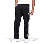 adidas Men Firebird Tracksuit Pants - Black, Large