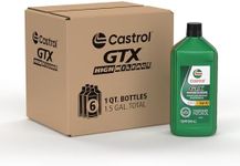 Castrol Gtx High Mileage 5W-30 Synthetic Blend Motor Oil, 1 Quart, Pack of 6