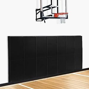 Gym Wall Padding, Basketball Court Wall Protector, Removable 2" Thick High-Density Protective Wall Pad for Wall Mounted Basketball Hoop, Garage, Basement, High Elasticity & Tear-Resistant, 2FT x 5FT