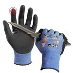 Schwer Cut Resistant Gloves AR3900 with Extreme Lightweight & Thin, ANSI A4 Wire Metal Gloves for Refined Work, Touch-screen, Non-PFAS, 3D-Comfort Fit, Breathable, 1 Pair, M