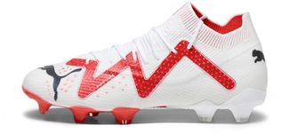PUMA Mens Future Ultimate Firm Ground/Ag Soccer Cleats Cleated, Firm Ground, Turf - White - Size 13 M