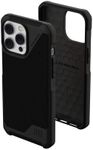 URBAN ARMOR GEAR UAG Designed for iPhone 14 Pro Max Case Kevlar Black 6.7" Metropolis LT Built-in Magnet Compatible with MagSafe Charging Featherlight Heavy Duty Shockproof Rugged Protective Cover