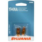 SYLVANIA 194NA Natural Amber Basic Miniature Bulb, (Pack of 2)