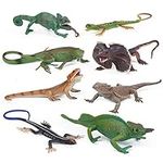 UANDME 8pcs Lizard Animal Figurines
