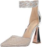 Betsey Johnson Women's Jad Pump, Silver, 8