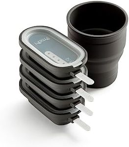 Lékué Classic Creamy Ice Cream Moulds 4 Units., Brown, 3400235SUR