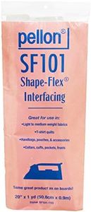 Pellon Shape Flex Cotton 20in x 1yds Fusible Wovent, Style# SF101