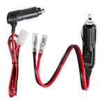 KOQICALL Cigarette Lighter Male Plug CB Radio Power Cord 12V Fused Replacement 12V Plug Connector Male Cigarette Lighter Plug 12V Cigar Plugs 16AWG Extension Cord with 10A Fuse（2 Pack）