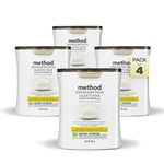 Method Dishwasher Pods, Dishwasher Detergent that Lifts Tough Grease and Stains, Lemon Mint, 4 Pack (120 Total Pods)