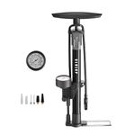 Bike Floor Pump with Gauge,CLOLOP Bike Pump High Pressure 160 PSI,Bicycle Pump with Air Ball Pump Inflator Fits Schrader and Presta Valve Types