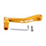 GOOFIT gold CNC 0.47 Inch Universal Motorbike Shift Lever Aluminum Folding Gear with tools Replacement For Most Dirt Pit Bikes ATV UTV Motorcycle